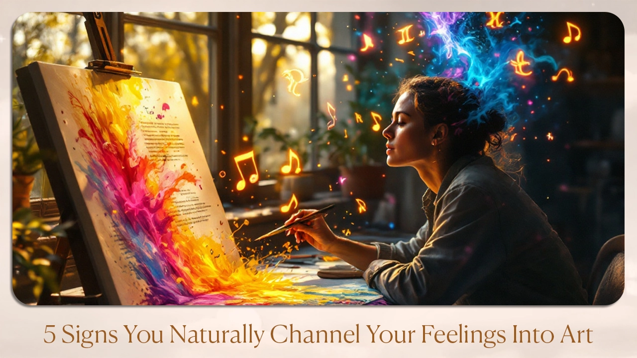 5 signs you naturally channel your feelings into art